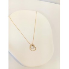 Κολιέ Σε Κίτρινο Χρυσό 14Κ Καρδιά (N189 - 2046)